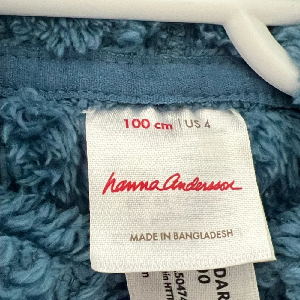 Hanna Andersson Teal Fleece Jacket - Picture 3 of 3